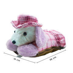 Bouillotte électrique peluche chien 439001 rechargeable avec poche