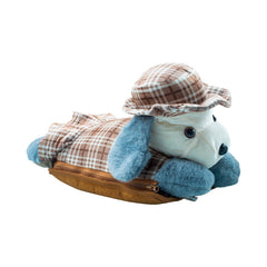 Bouillotte électrique peluche chien 439001 rechargeable avec poche