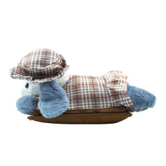 Bouillotte électrique peluche chien 439001 rechargeable avec poche