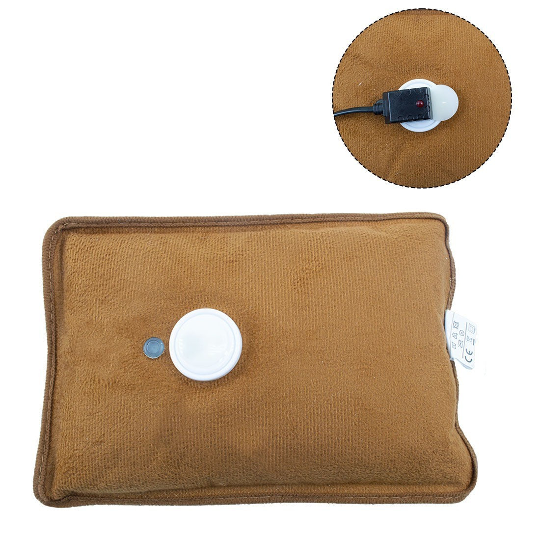 Bouillotte électrique peluche chien 439001 rechargeable avec poche