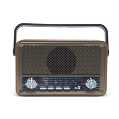 Radio FM rétro sans fil Q-SY500 haut-parleur portable MP3 Bluetooth USB AUX TF