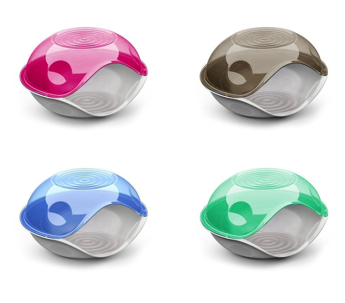 20104 DUCK PLAIN maison en plastique pour chiens et chats de différentes coulur