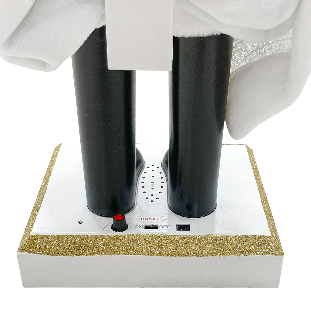 Casse-Noisette Soldat 392083 couleur noire 120Hcm avec Lumières Sons Mouvement