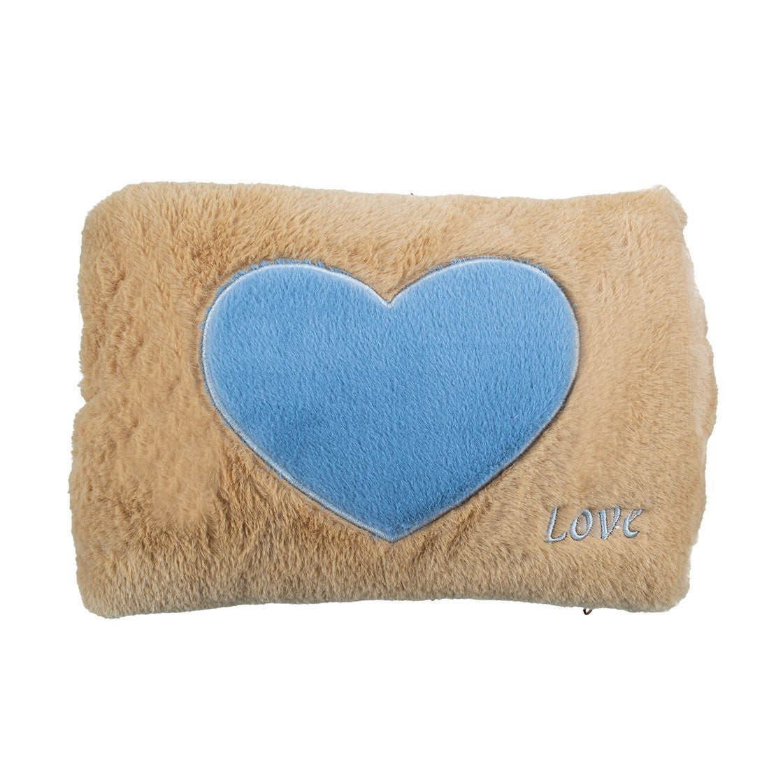 Bouillotte électrique avec poche peluche coeur 439005 rechargeable