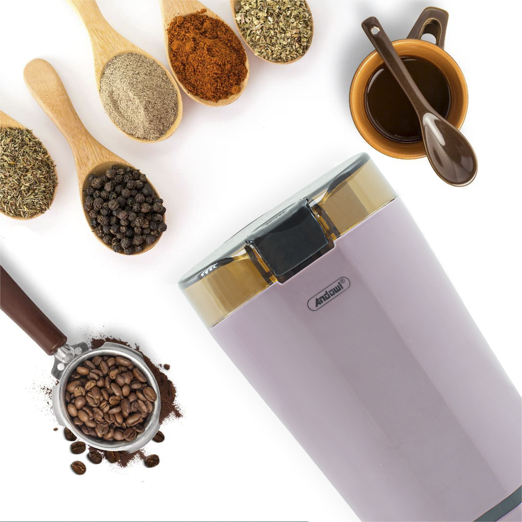 Moulin électrique pour café, épices ou fruits 150W lames acier