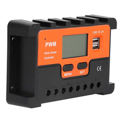 Contrôleur de charge solaire PWM Q-KZ030 écran LCD antichoc 12V décharge 30A