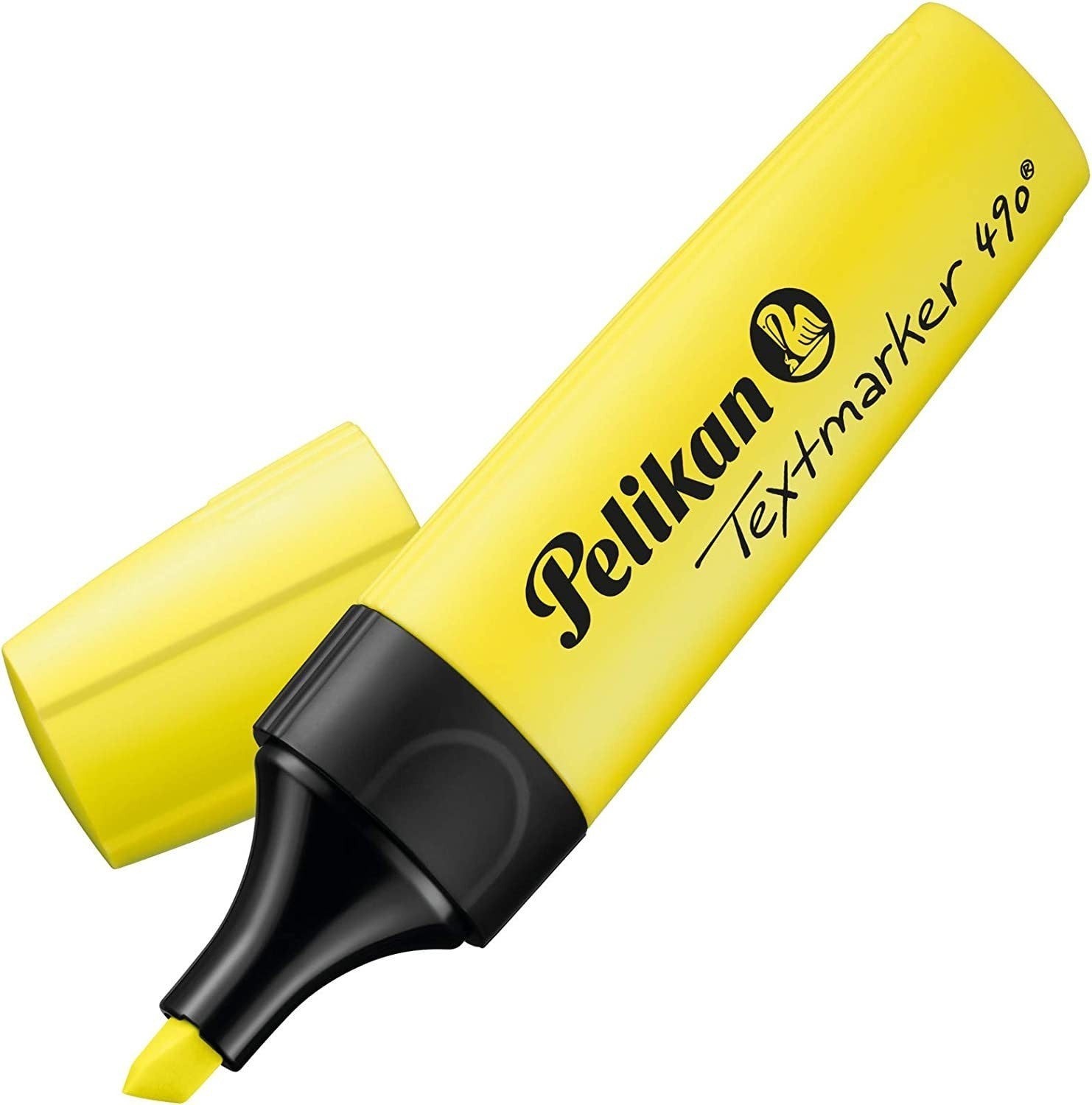 Surligneurs Pelikan 490 Lot de 10 surligneurs avec capuchon clip