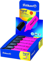 Surligneurs Pelikan 490 Lot de 10 surligneurs avec capuchon clip