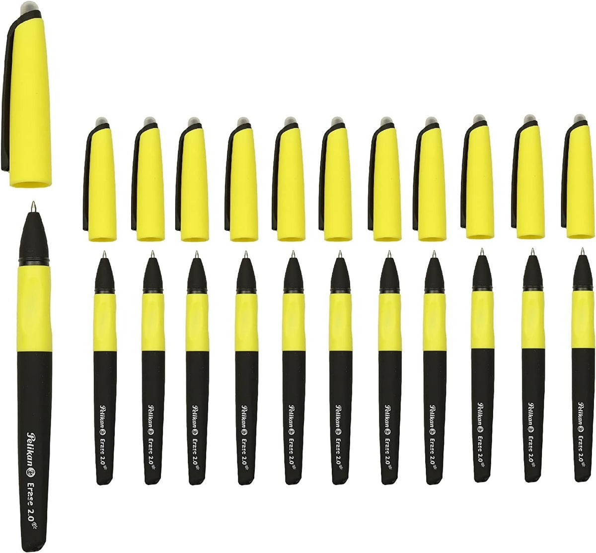 Pack 12pcs stylo effaçable 2.0 PELIKAN Roller Ergonomique Rechargeable