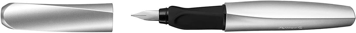 Stylo plume Pelikan Twistx Frosted manche ergonomique encre bleue