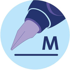 Stylo plume Pelikan Twistx Frosted manche ergonomique encre bleue