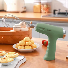 Mini mélangeur rechargeable avec batteur à œufs et broyeur à 5 vitesses