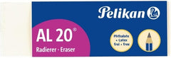 Lot de 20 gommes PELIKAN AL 20 blanches pour crayons
