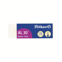 Lot de 30 gommes blanches PELIKAN pour crayons