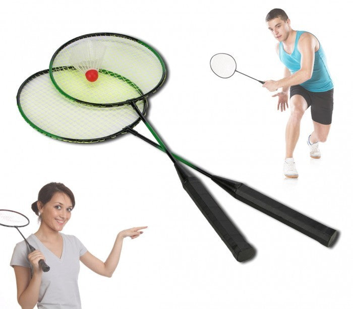Pack de 2 raquettes de badminton avec sac de transport 