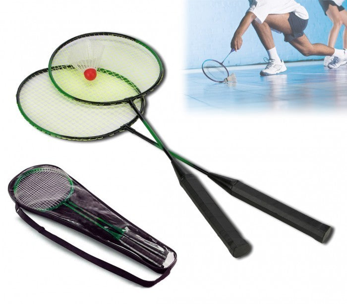 Pack de 2 raquettes de badminton avec sac de transport 
