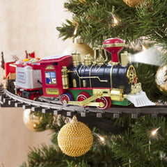Train de Noël pour le centre arbre de Noël 258051 Diamètre 89 cm 33 pièces