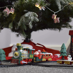 Train de Noël pour le centre arbre de Noël 258051 Diamètre 89 cm 33 pièces