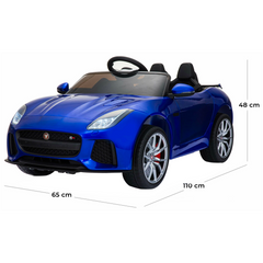 LT894 Voiture électrique Jaguar pour enfants siège en cuir F-Type 12V MP3