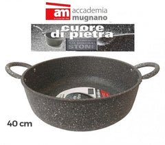 Casserole -Diamétre de 40 cm - deux poignées antiadhésives et revêtement pierre 