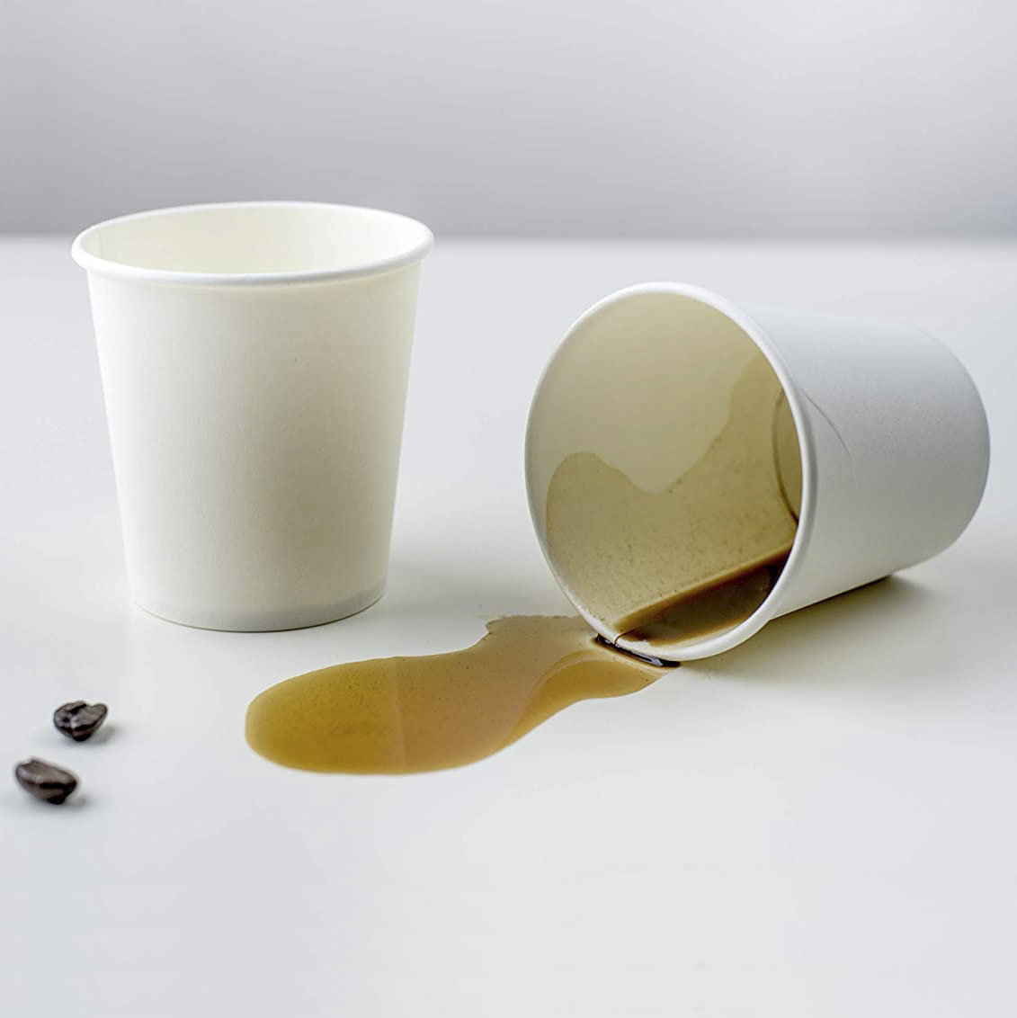 Pack de 100 gobelets à café jetables biodégradables colorés 75ml