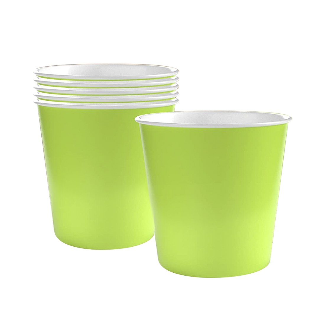 Pack de 100 gobelets à café jetables biodégradables colorés 75ml