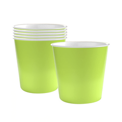 Pack de 100 gobelets à café jetables biodégradables colorés 75ml