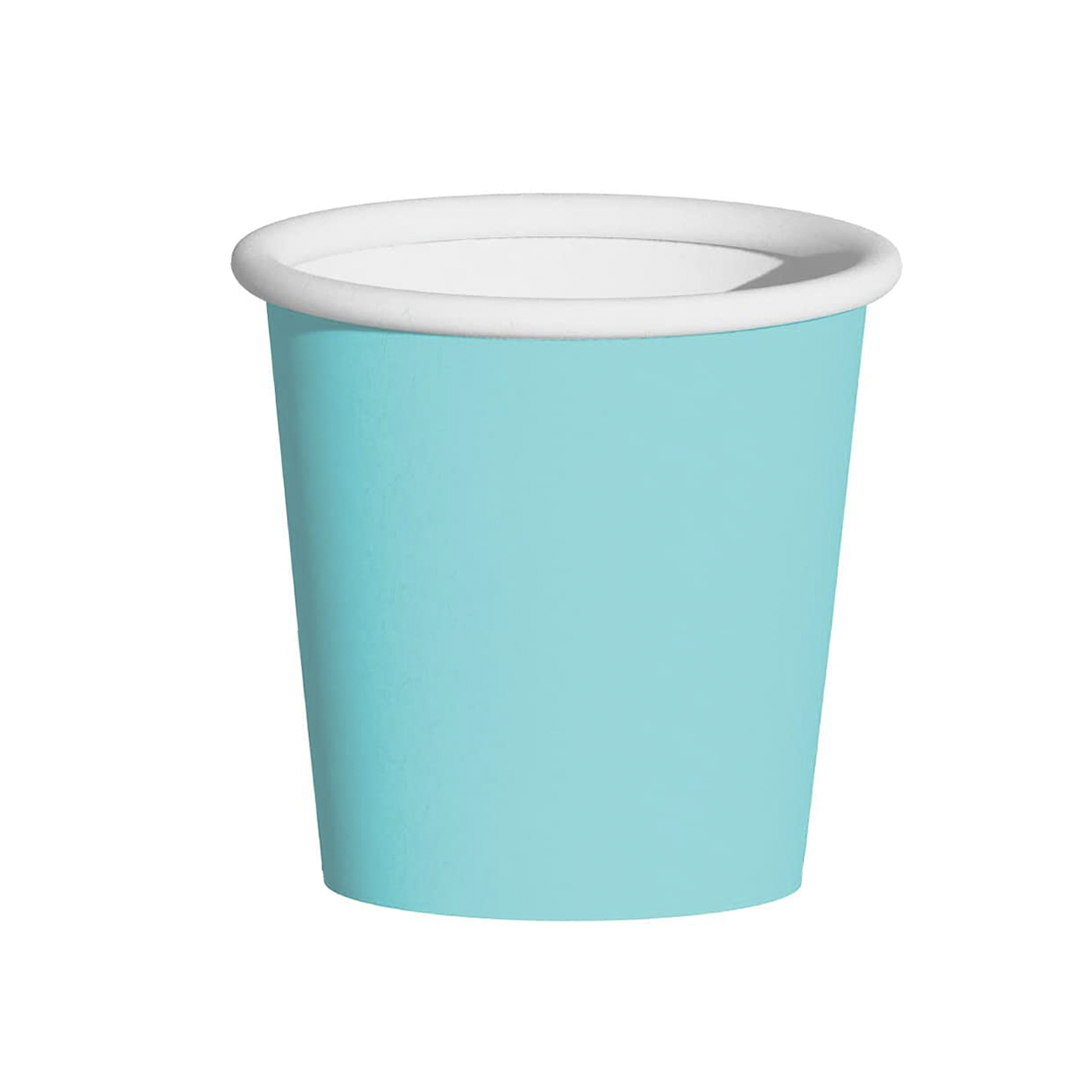 Pack de 50 gobelets à café jetables biodégradables colorés 75ml