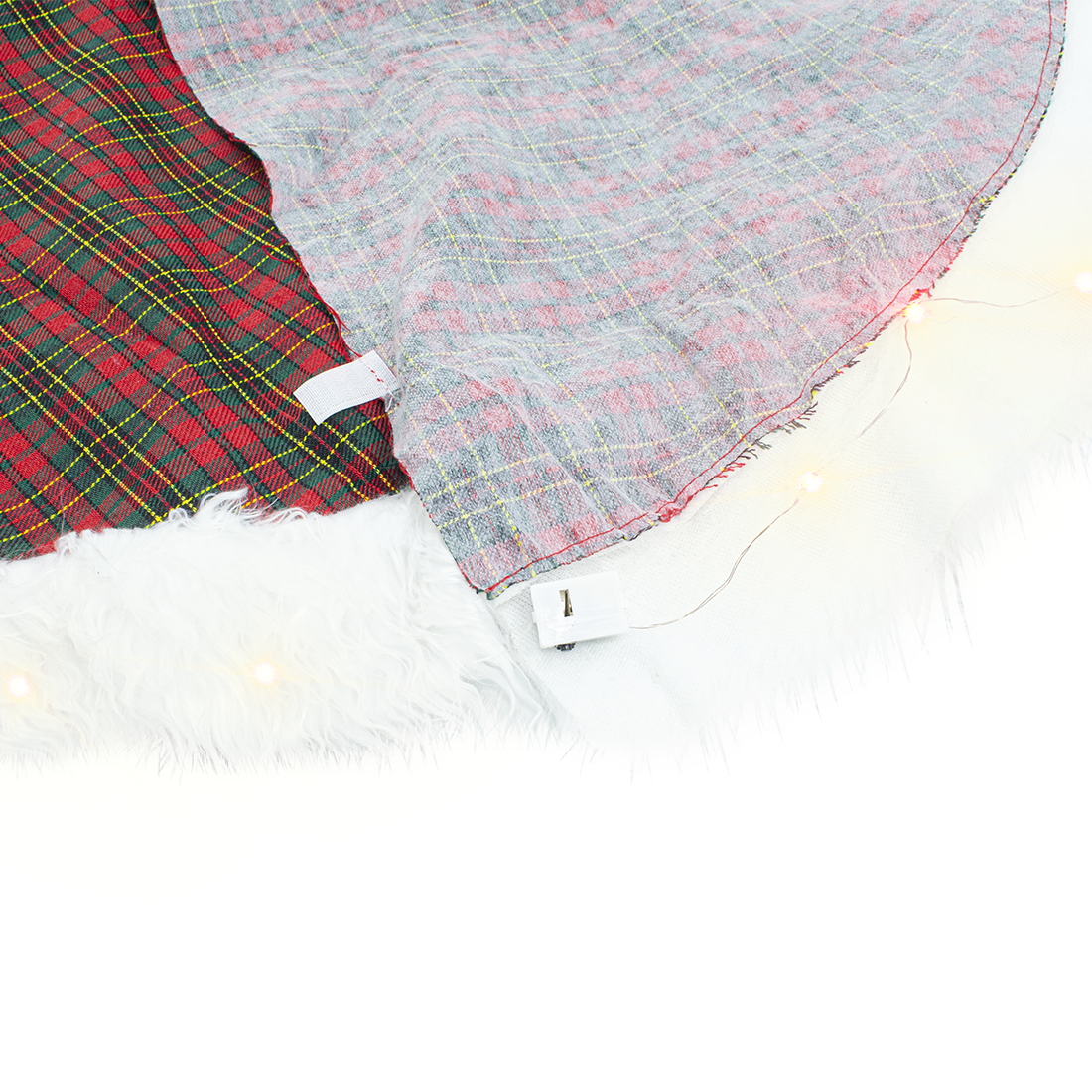 Sapin de Noël 301215 Tapis de sol pour sapin 110 cm Mini lumières LED