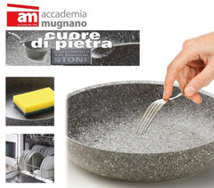 Sauteuse - Diamétre de 36 cm - poignée antiadhésive et revêtement pierre