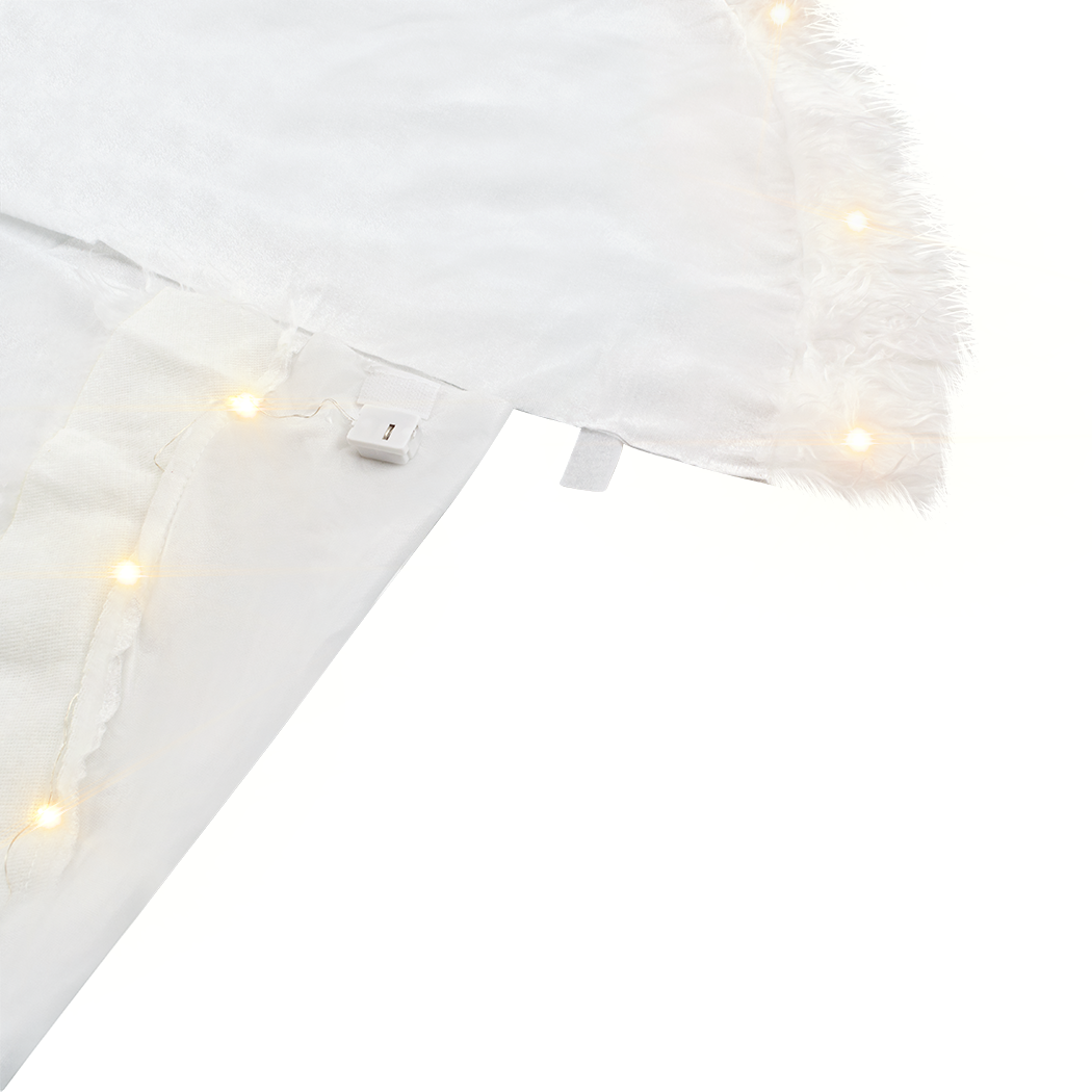 Sapin de Noël 301215 Tapis de sol pour sapin 110 cm Mini lumières LED
