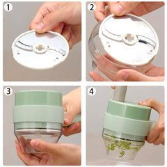 Coupe-légumes sans fil rechargeable portable pour la cuisine