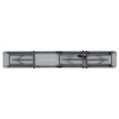 Banc pliable en plastique blanc pour camping ou bar pique-nique 183x28x43cm