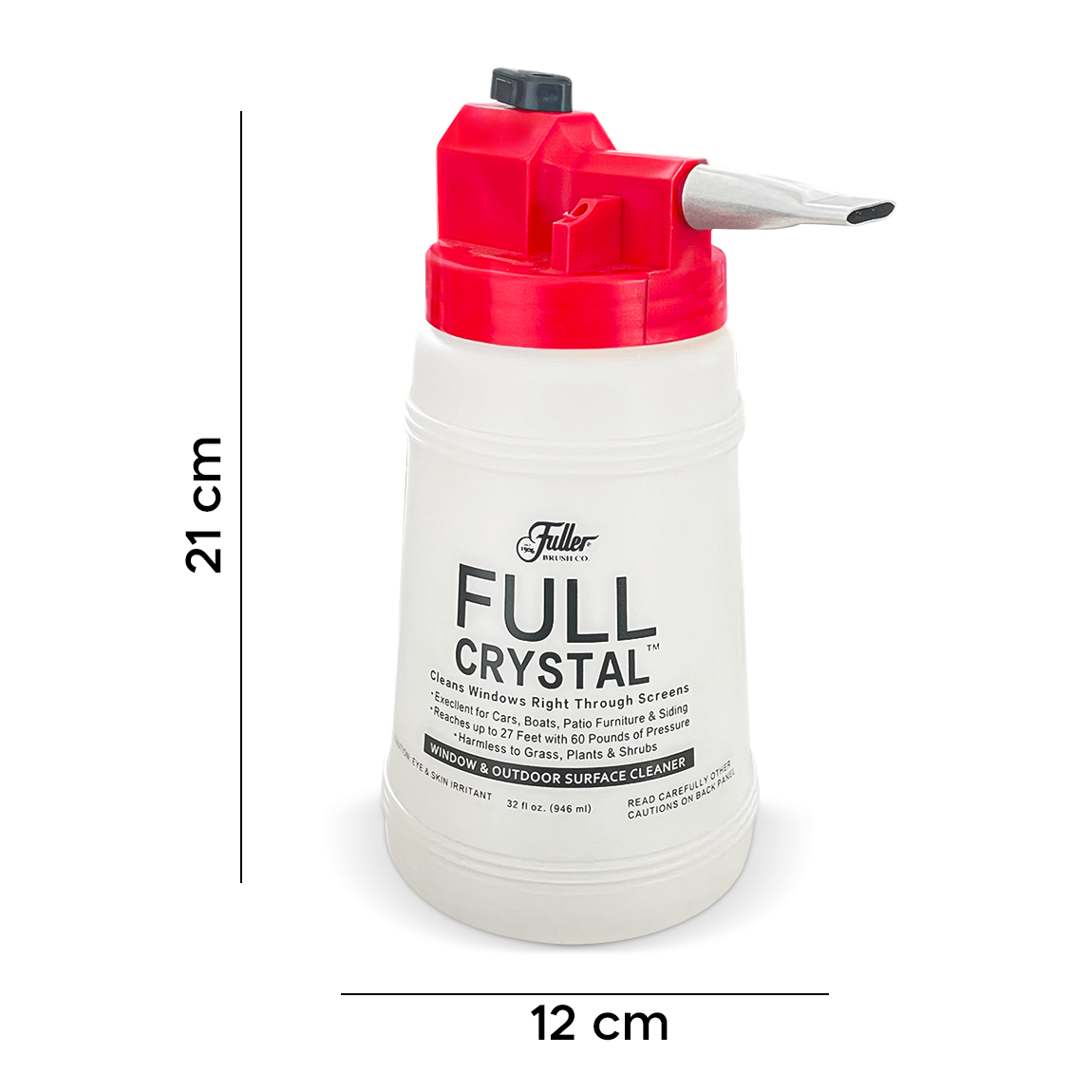 Nettoyant en aérosol pour tuyau d'arrosage pour vitres complet avec buse