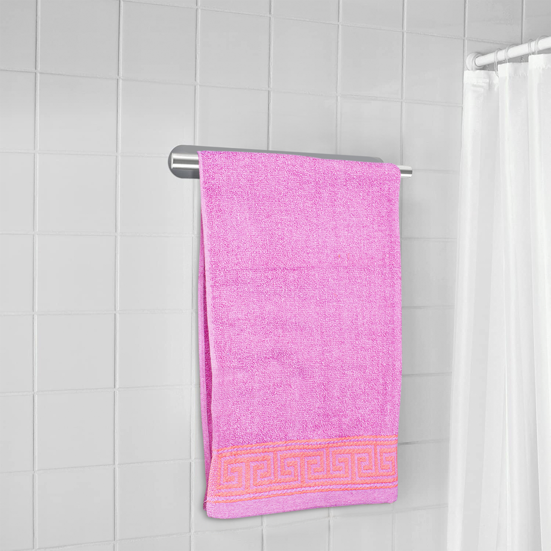 Set 12 serviettes de bain 6 visage 6 invités extra absorbant diverses couleurs