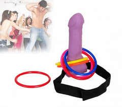 Jeu Adulte - lancer d'anneaux sur la cible - pénis - 17 cm - 748974