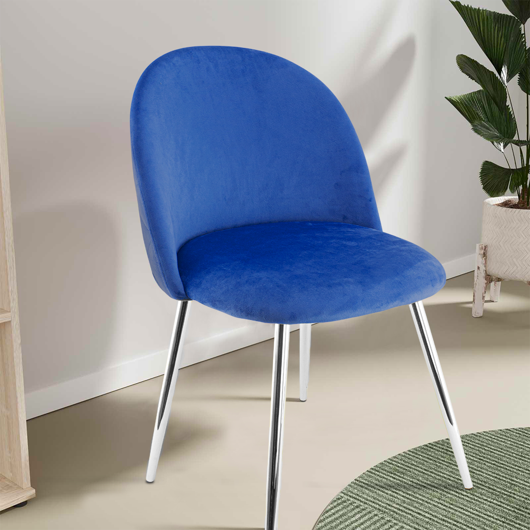 Fauteuil lounge SHELBY 50x45x80H cm fauteuil vintage velours et pieds argent