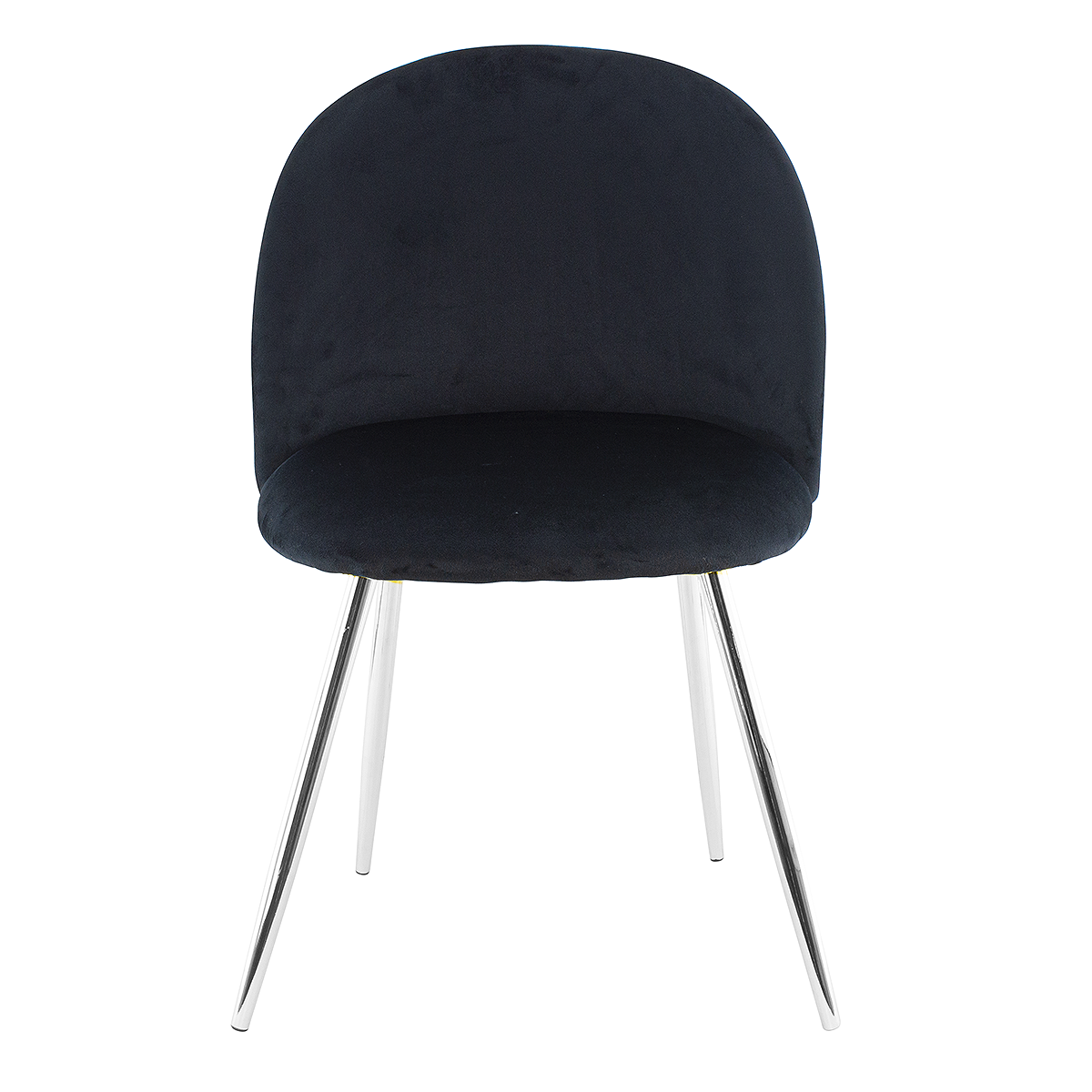 Fauteuil lounge SHELBY 50x45x80H cm fauteuil vintage velours et pieds argent