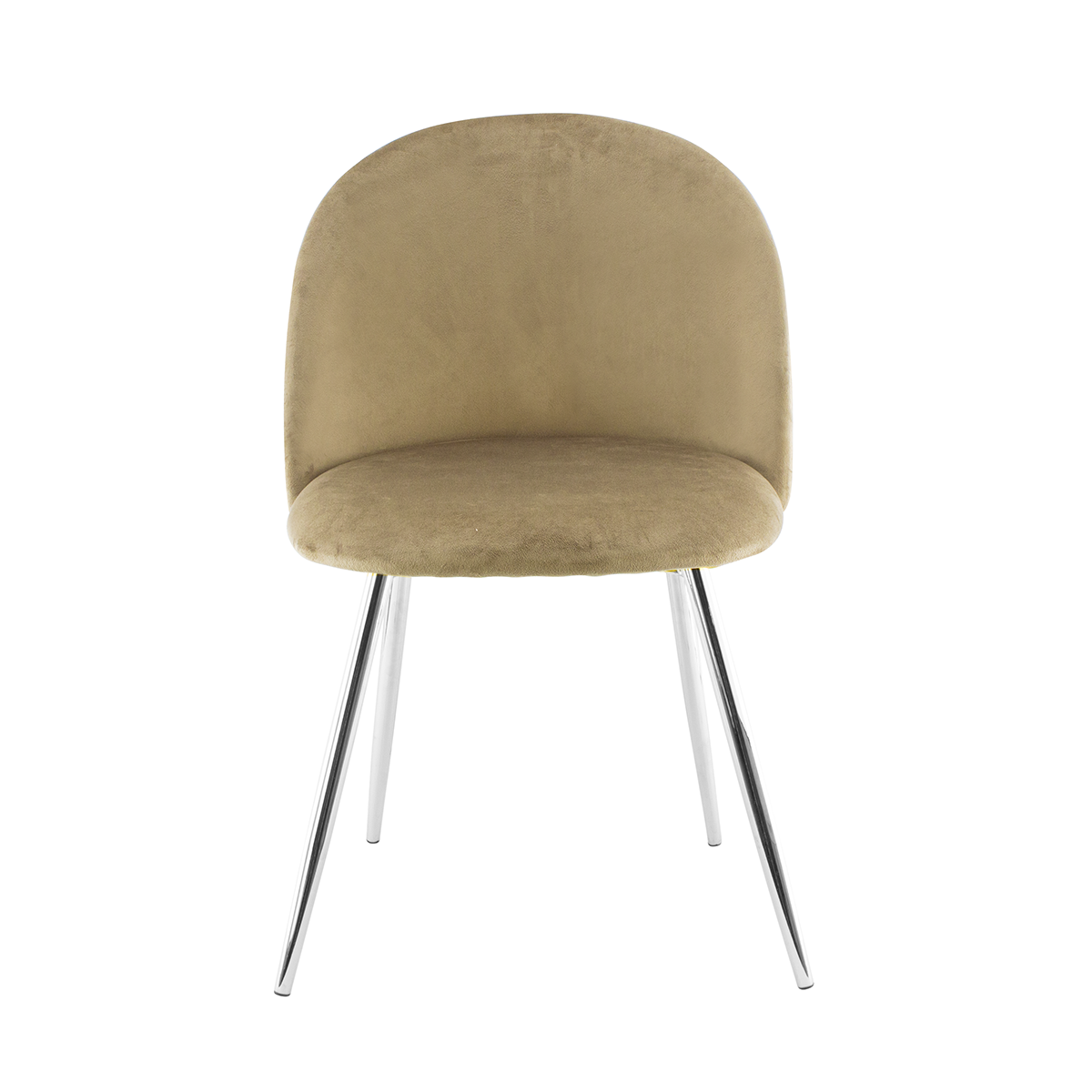 Fauteuil lounge SHELBY 50x45x80H cm fauteuil vintage velours et pieds argent
