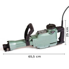 Marteau de démolition KRAFTROYAL 1400 W pointes de percussion 65MM avec étui
