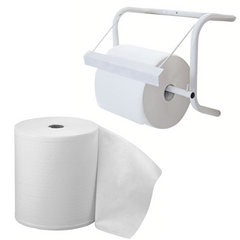 Pack 6 Maxi Bobines Papier Industriel 800 Feuilles 1.5Kg Rouleau 2 Couches