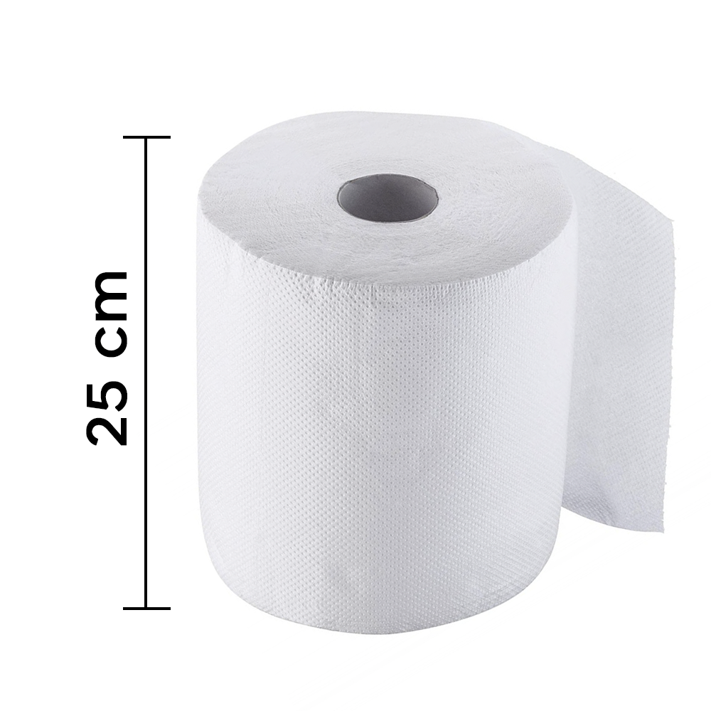 Pack 6 Maxi Bobines Papier Industriel 800 Feuilles 1.5Kg Rouleau 2 Couches