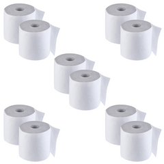 Pack 10 Maxi Bobines Papier Industriel 800 Feuilles 1.5Kg Rouleau 2 Couches