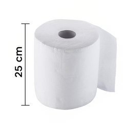 Pack 20 Maxi Bobines Papier Industriel 800 Feuilles 1.5Kg Rouleau 2 Couches