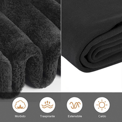 Les leggings Zero Gradi avec intérieur polaire sont élastiques NOIR thermique