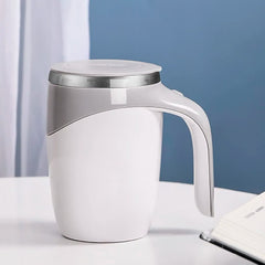 Tasse café à mélange automatique réutilisable en acier inoxydable avec agitation