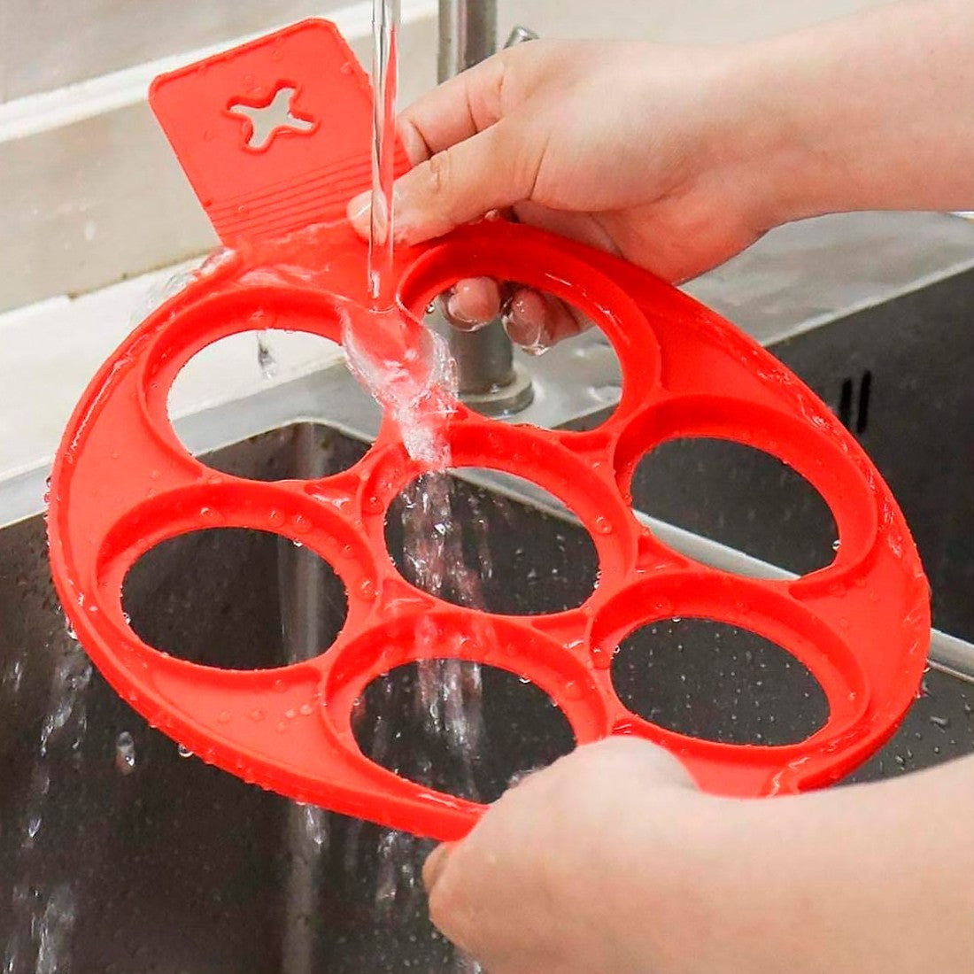 Moule en silicone à crêpes pliable antiadhésif sans BPA pour poêle et four