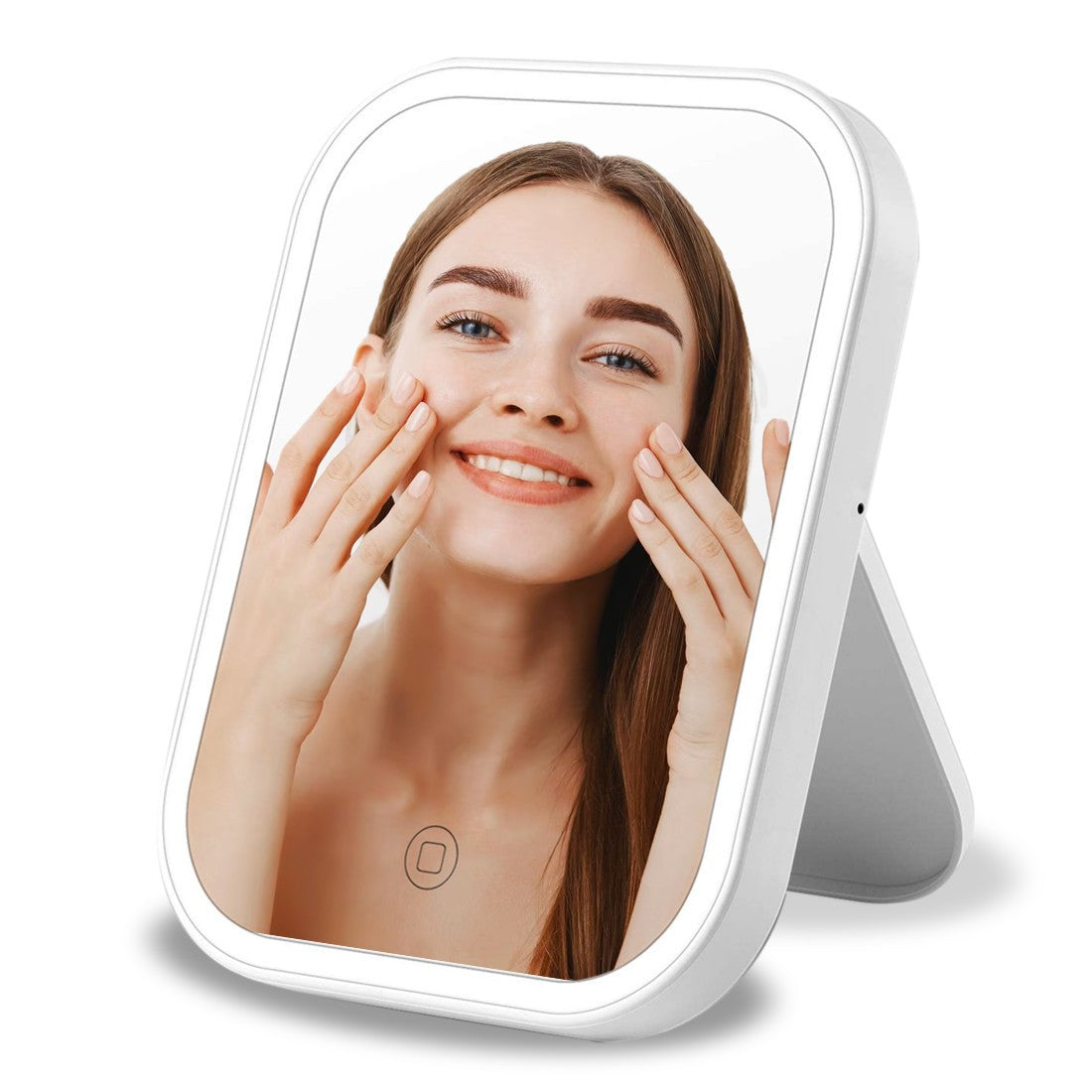 Miroir maquillage cosmétique maquillage lumièr LED blanche rechargeable portable