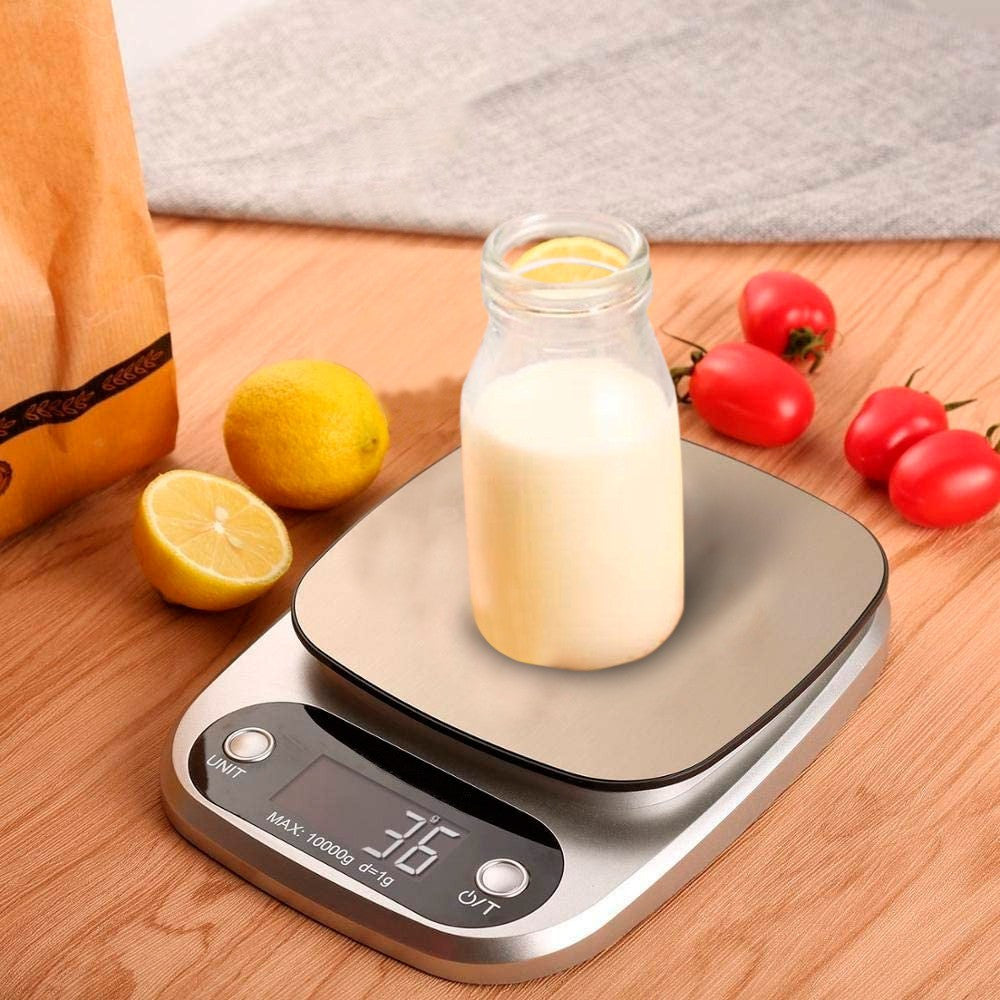 Balance cuisine numérique 10KG Affichage LCD électronique professionnel