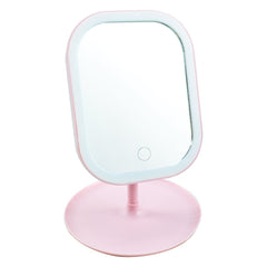Miroir cosmétique éclairé éclairé par LED de maquillage de table rechargeable